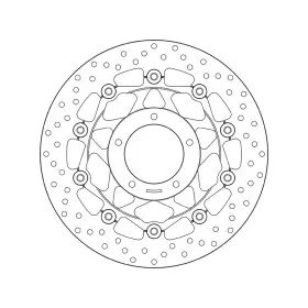 Disque de frein BREMBO Oro flottant - 78B40868