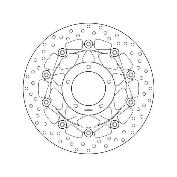 Disque de frein BREMBO Oro flottant - 78B40868