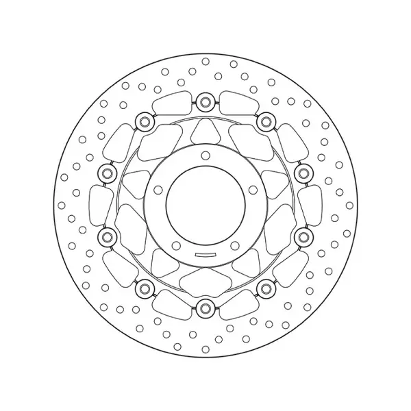 Disque de frein BREMBO Oro flottant - 78B40868