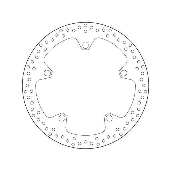 Disque de frein BREMBO Oro fixe - 68B407D7