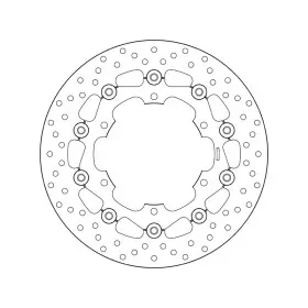 Disque de frein BREMBO Oro flottant - 78B40830