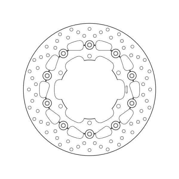 Disque de frein BREMBO Oro flottant - 78B40830