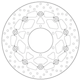 Disque de frein BREMBO Oro semi-flottant - 78B40884