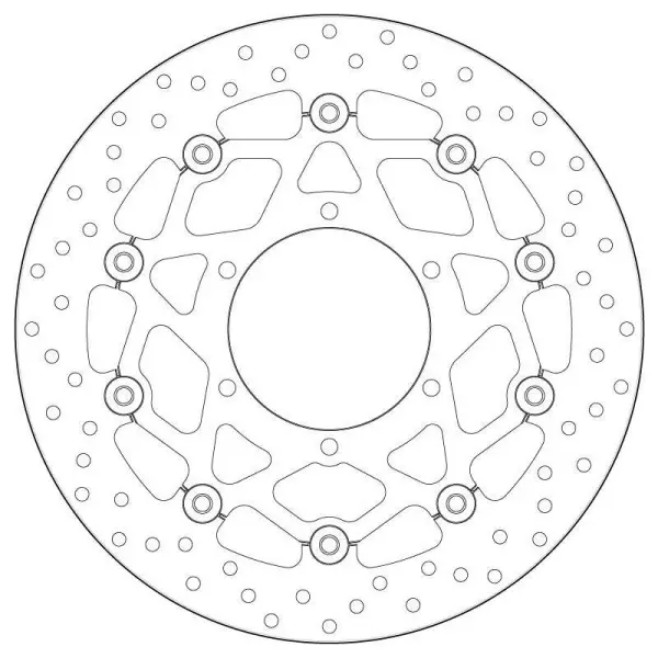 Disque de frein BREMBO Oro semi-flottant - 78B40884