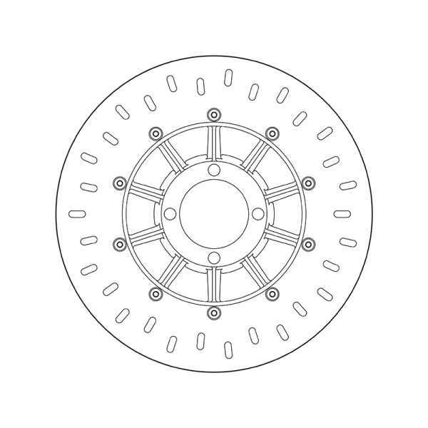 Disque de frein BREMBO Oro fixe - 68B407D2