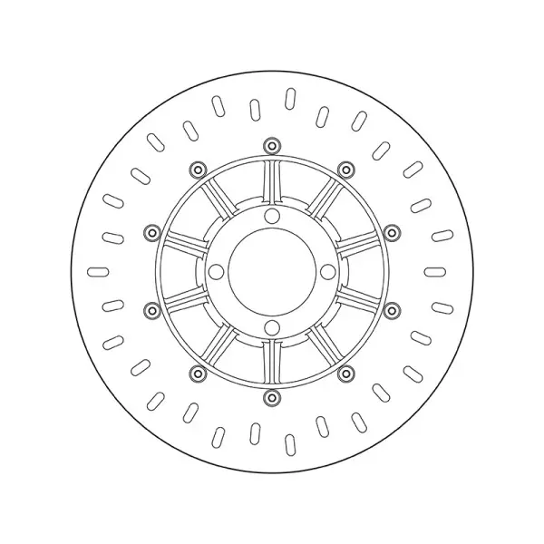 Disque de frein BREMBO Oro fixe - 68B407D2