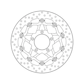 Disque de frein BREMBO Oro flottant - 78B40889