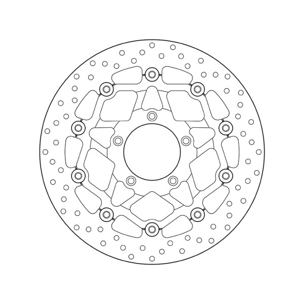 Disque de frein BREMBO Oro flottant - 78B40889