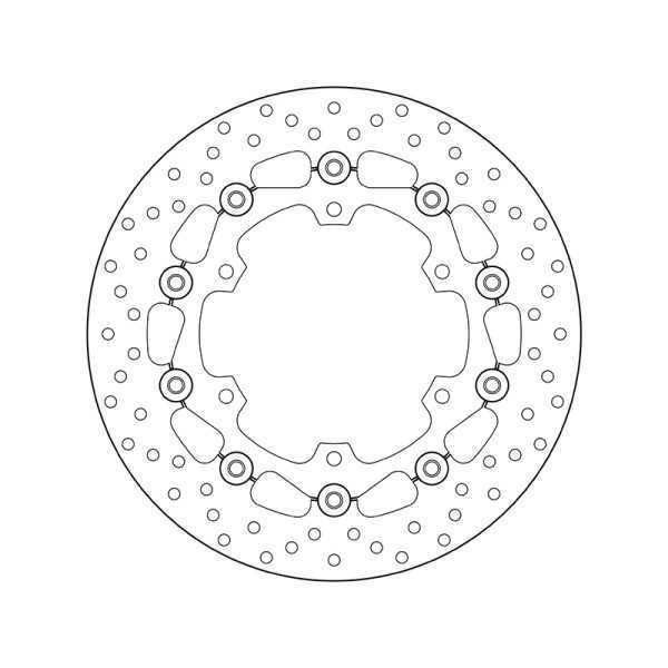 Disque de frein BREMBO Oro flottant - 78B40843