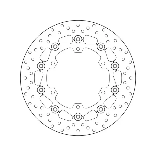 Disque de frein BREMBO Oro flottant - 78B40843