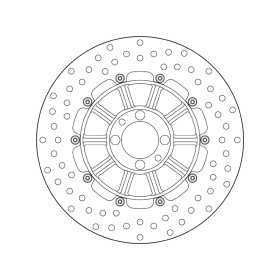 Disque de frein BREMBO Oro fixe - 68B407D3