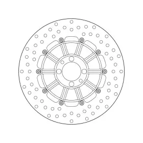 Disque de frein BREMBO Oro fixe - 68B407D3