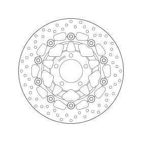 Disque de frein BREMBO Oro flottant - 78B40820