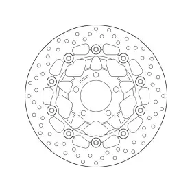 Disque de frein BREMBO Oro flottant - 78B40820