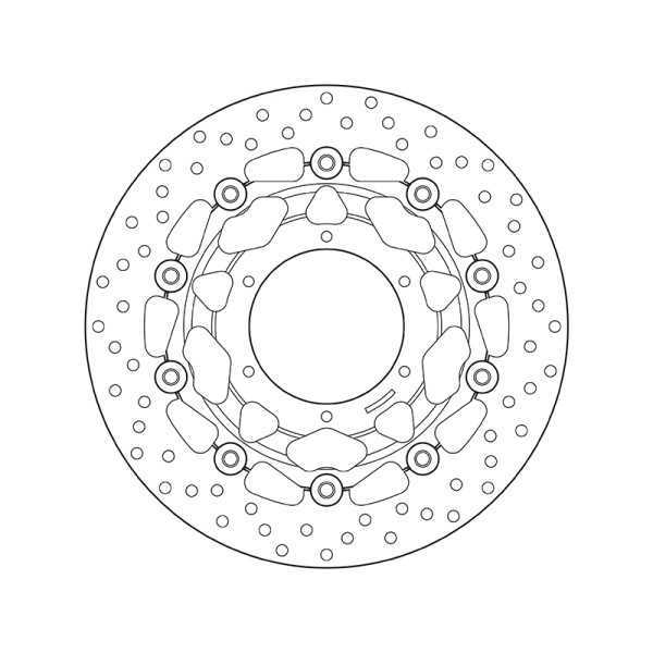 Disque de frein BREMBO Oro flottant - 78B40824