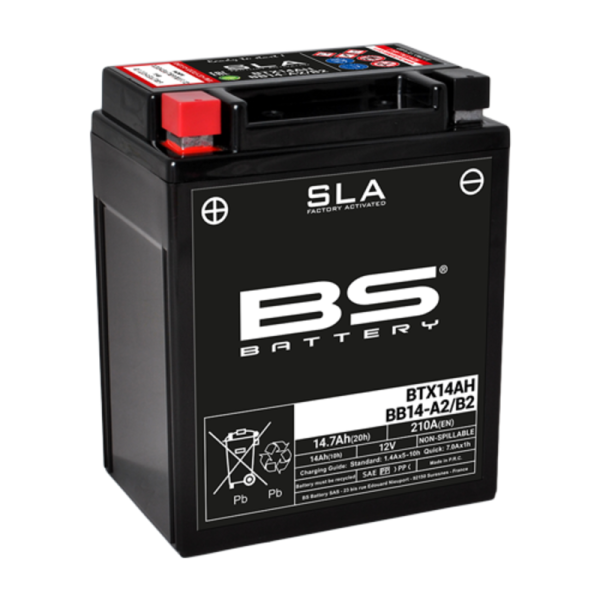 Batterie BS BATTERY SLA sans entretien activé usine - BTX14AH