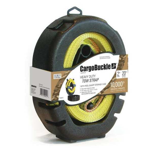 Sangles de remorquage CARGO BUCKLE avec système de rangement