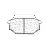Plaquettes de frein CL BRAKES Quad métal fritté - 1123ATV1