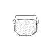 Plaquettes de frein CL BRAKES Scooter métal fritté - 3022SC