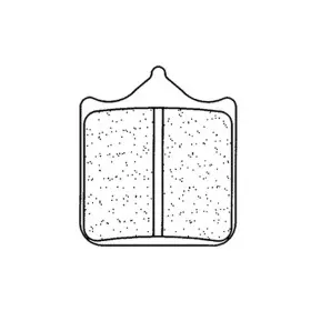 Plaquettes de frein CL BRAKES Racing métal fritté - 1033C60