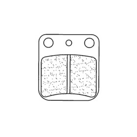 Plaquettes de frein CL BRAKES route métal fritté - 2408A3+