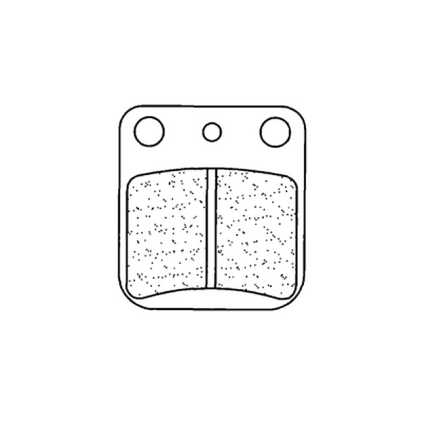 Plaquettes de frein CL BRAKES route métal fritté - 2408A3+