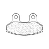 Plaquettes de frein CL BRAKES Scooter métal fritté - 3067SC