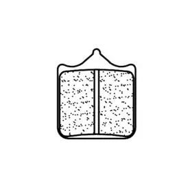 Plaquettes de frein CL BRAKES Racing métal fritté - 1207C60