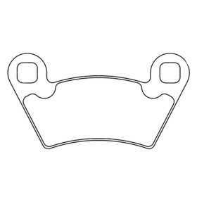 Plaquettes de frein CL BRAKES Quad métal fritté - 1230ATV1