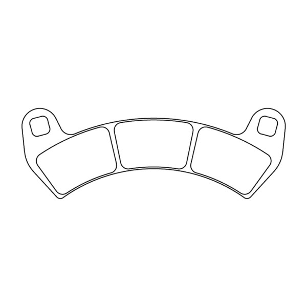 Plaquettes de frein CL BRAKES Quad métal fritté - 1247ATV1