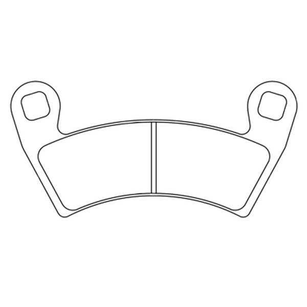 Plaquettes de frein CL BRAKES Quad métal fritté - 1229ATV1