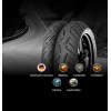 Pneu CONTINENTAL ContiRoadAttack 3 160/60 ZR 18 M/C (70W) TL