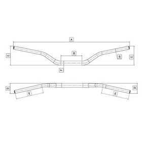 Guidon DOMINO Ducati Scrambler
