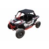 Toit en toile DRAGONFIRE noir Polaris RZR1000 XP