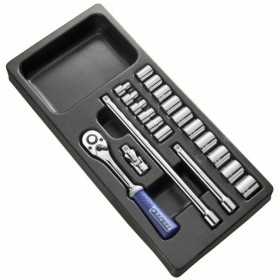 Module d'outils EXPERT douilles et cliquet 3/8'' - plateau plastique
