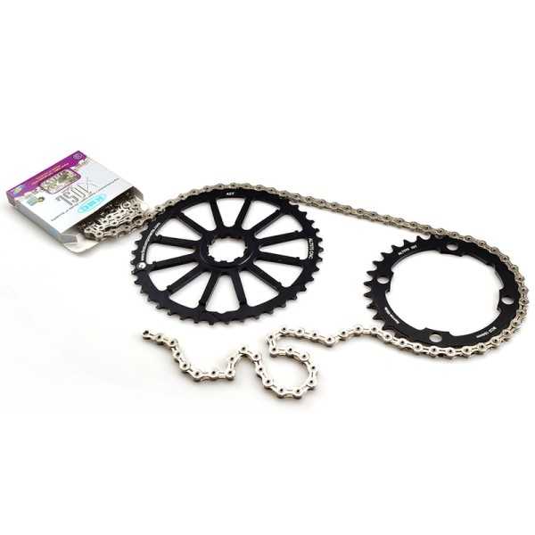 Plateau FIRST COMPONENTS 42 dents pour conversion plateau unique 104mm