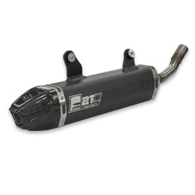 Silencieux FRESCO Carby aluminium noir/casquette carbone