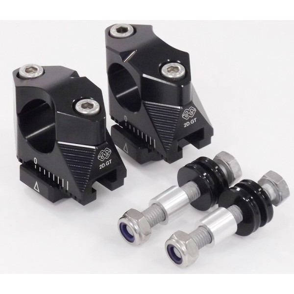 Pontets de guidon GILLES TOOLING 2DGT réglables noir BMW S1000RR