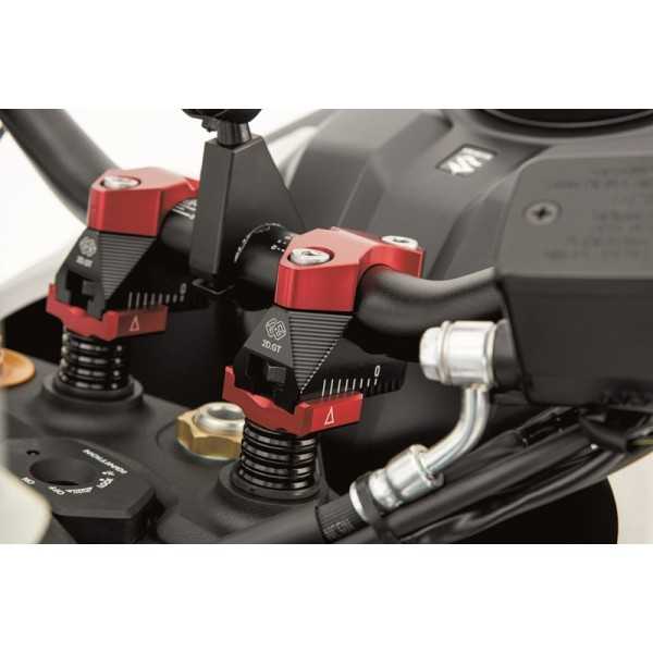 Pontets de guidon GILLES TOOLING 2DGT réglables noir