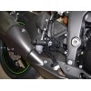 Commandes reculées ajustables GILLES TOOLING VCR38GT noir Kawasaki Ninja ZX-6R