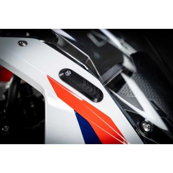 Kit caches orifices GILLES TOOLING Race noir BMW S1000RR