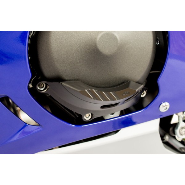 Couvre-carter moteur gauche GILLES TOOLING noir Yamaha YZF-R6