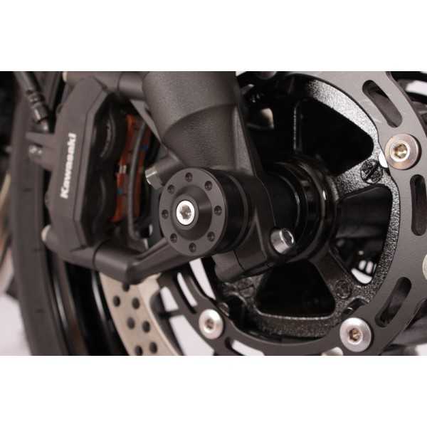 Protections fourche et bras oscillant (axe de roue) GILLES TOOLING GTA noir Kawasaki Z900RS