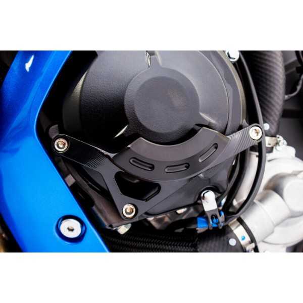 Couvre-carter moteur gauche GILLES TOOLING noir Suzuki GSX-R1000