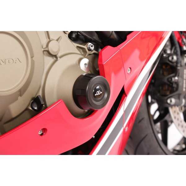 Couvre-carter moteur droit GILLES TOOLING noir Honda CBR1000RR
