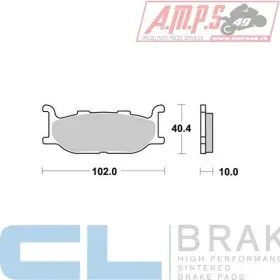 Plaquettes de frein CL BRAKES Usage: Route 2391 S4