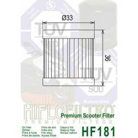 Filtre à huile HIFLOFILTRO - HF181
