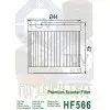 Filtre à huile HIFLOFILTRO - HF566
