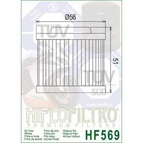 Filtre à huile HIFLOFILTRO - HF569 MV Agusta