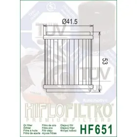 Filtre à huile HIFLOFILTRO - HF651 Husqvarna/KTM